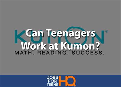 kumon jobs|kumon jobs for teens.